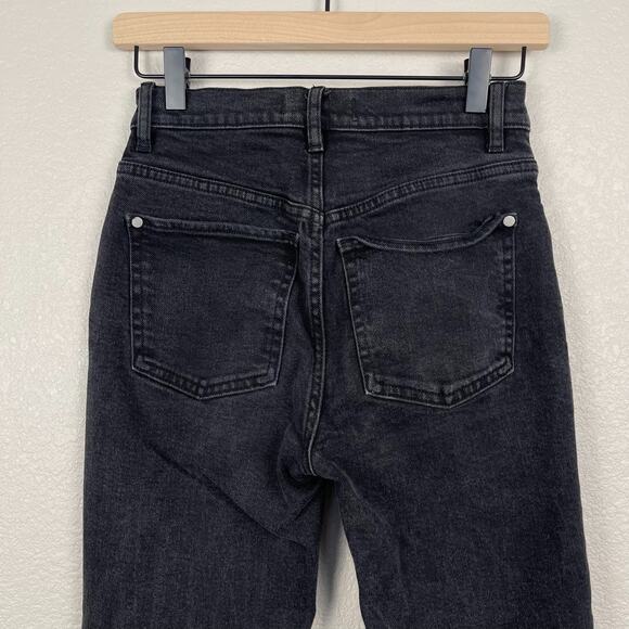 Free People We The Free French Girl Flare Jean Misty Black 24 Revolve - Picture 11 of 16